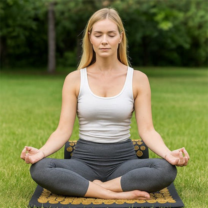 Tapis d'acupression aide pour detente plein-air