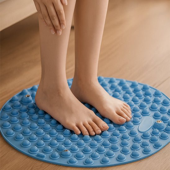 tapis d'acupression exercice pieds